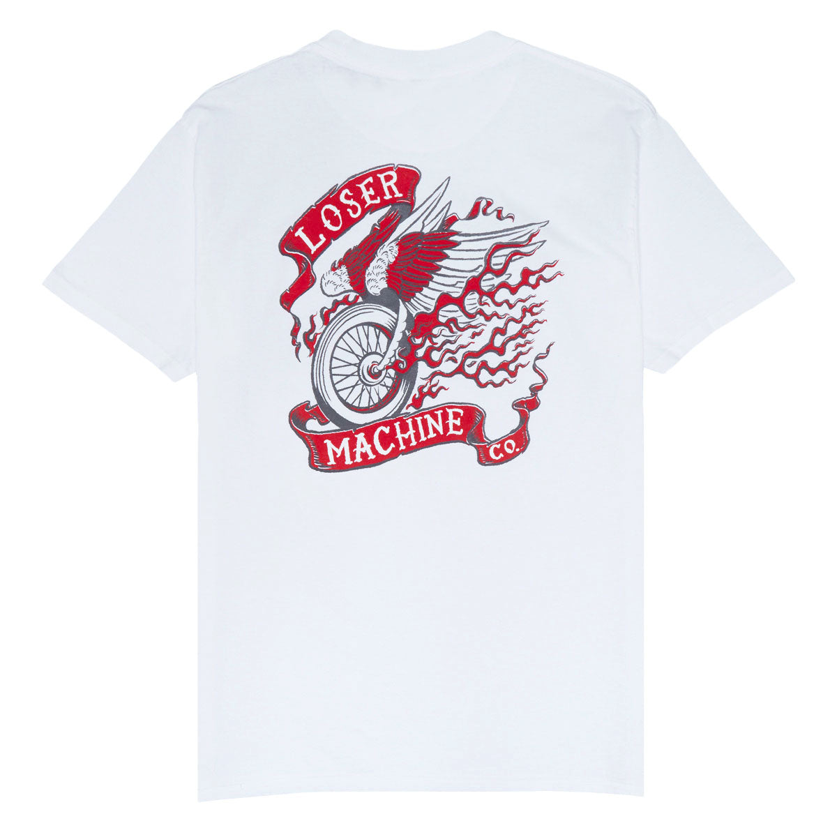 Loser Machine Fire Starter T-Shirt - White Enzyme image 1