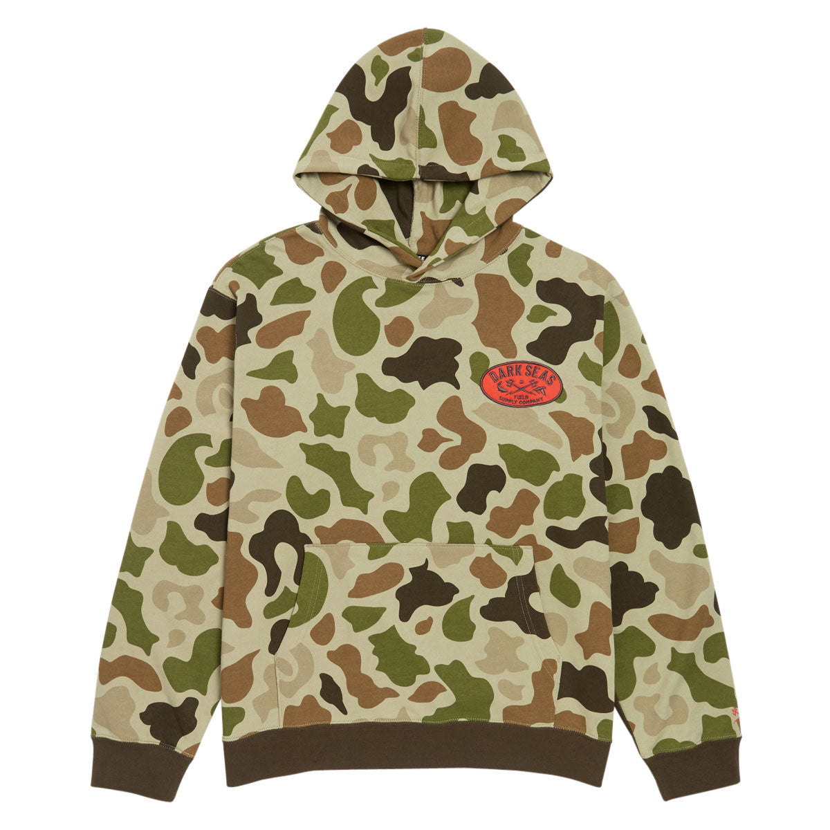 Dark Seas Briarcliff Fleece Hoodie - Camo image 1