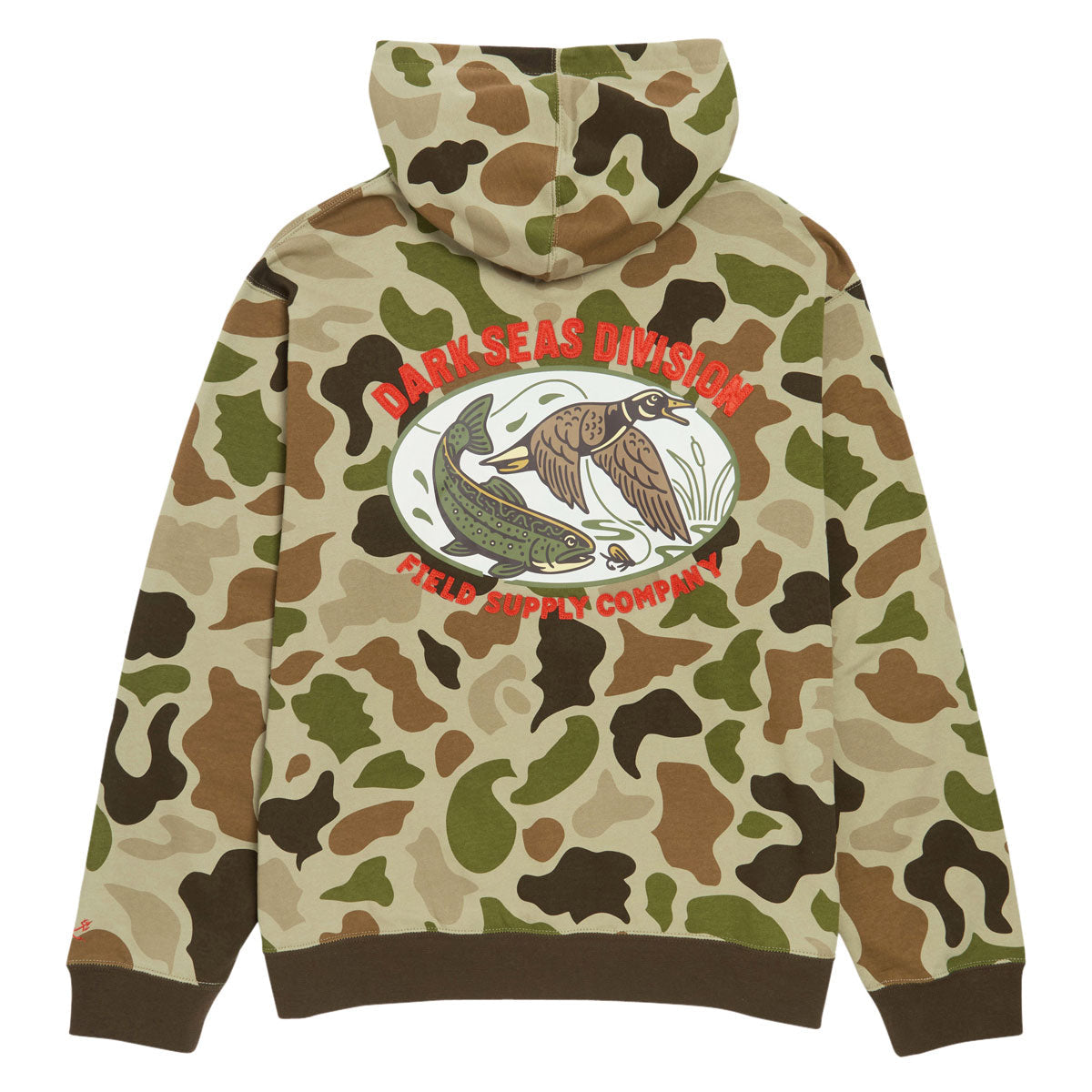 Dark Seas Briarcliff Fleece Hoodie - Camo image 2