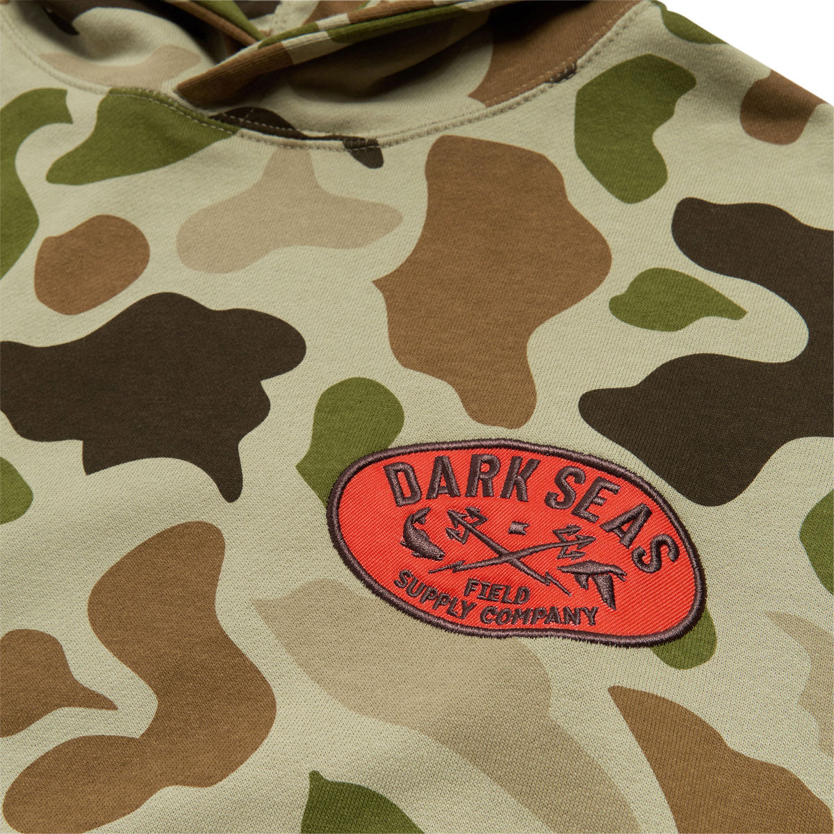Dark Seas Briarcliff Fleece Hoodie - Camo image 3