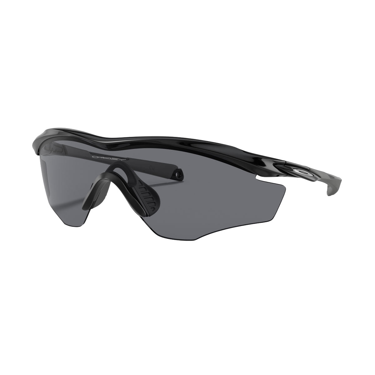 Oakley M2 Frame XL Sunglasses - Polished Black/Grey Lens image 2