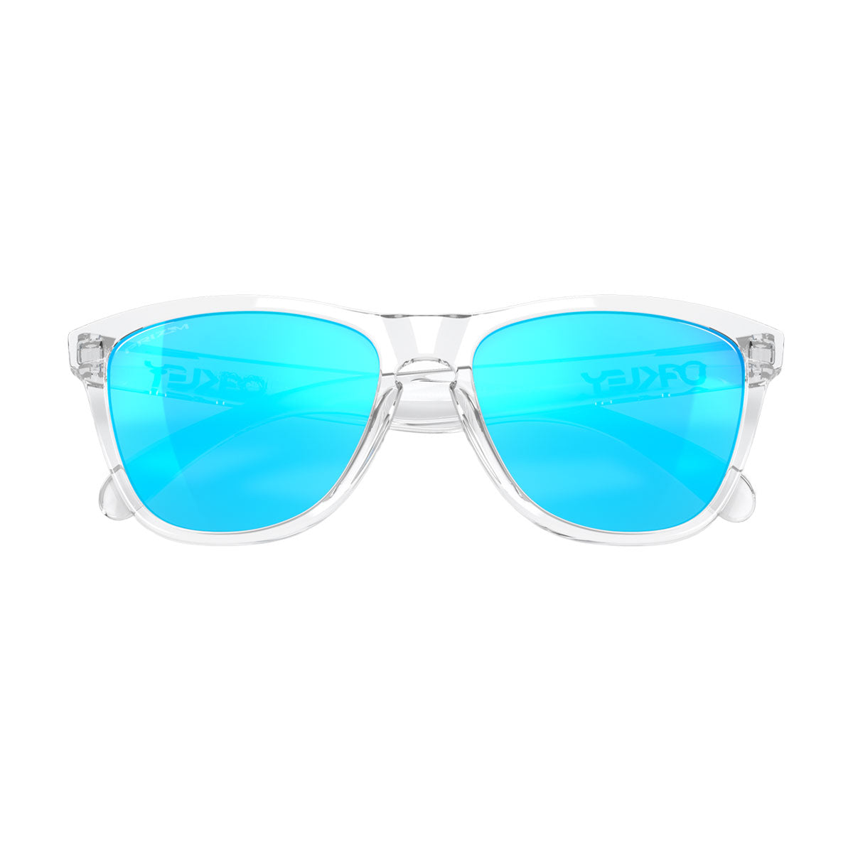 Oakley Frogskins Sunglasses - Crystal Clear/PRIZM Sapphire Lens image 4