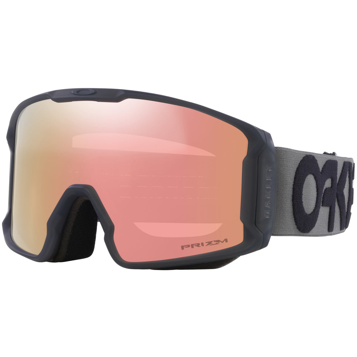 Oakley Line Miner Snowboard Goggles - Matte Forged Iron/Prizm Rose Gold Iridium image 1