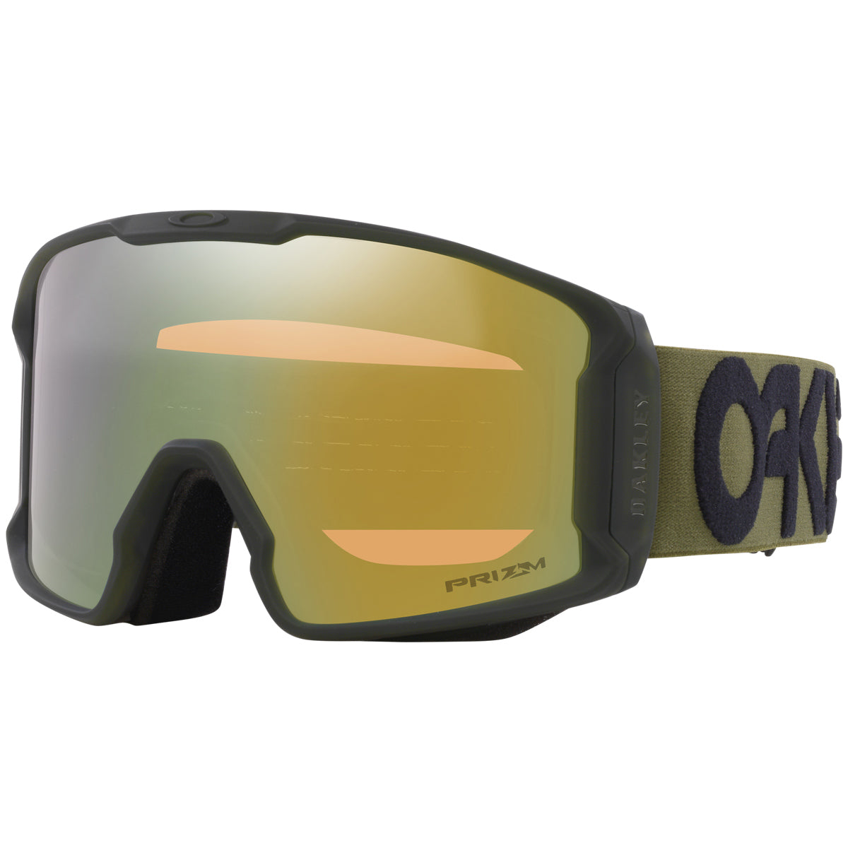 Oakley Line Miner Snowboard Goggles - Matte Dark Brush/Prizm Sage Gold Iridium image 1