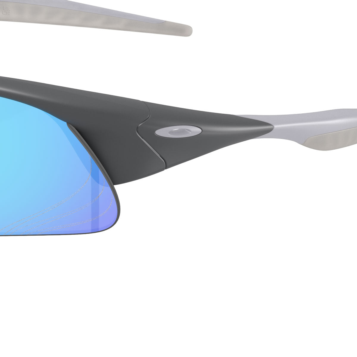 Oakley Suture Jacket Sunglasses - Matte Carbon/PRIZM Sapphire Polarized Lens image 5