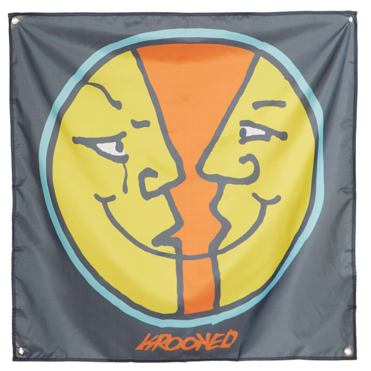 Krooked Moonface Banner - Lavender