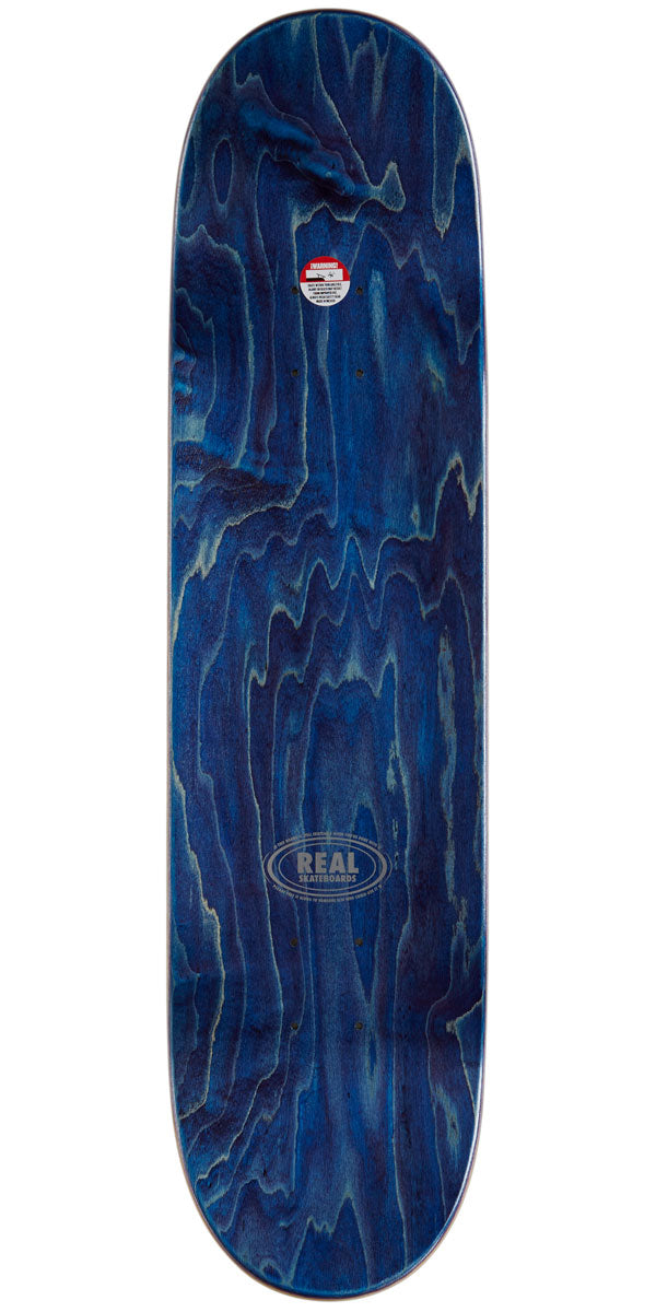 Real Team Classic Oval Skateboard Deck - Yellow - 8.06