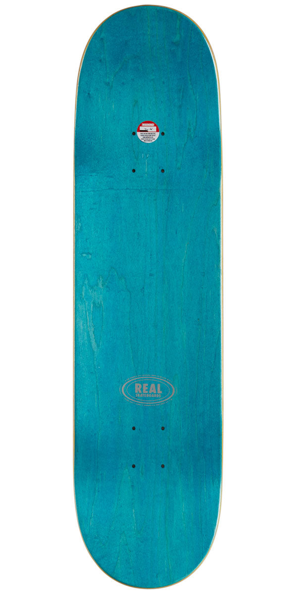 Real Team Classic Oval Skateboard Deck - Black - 8.25