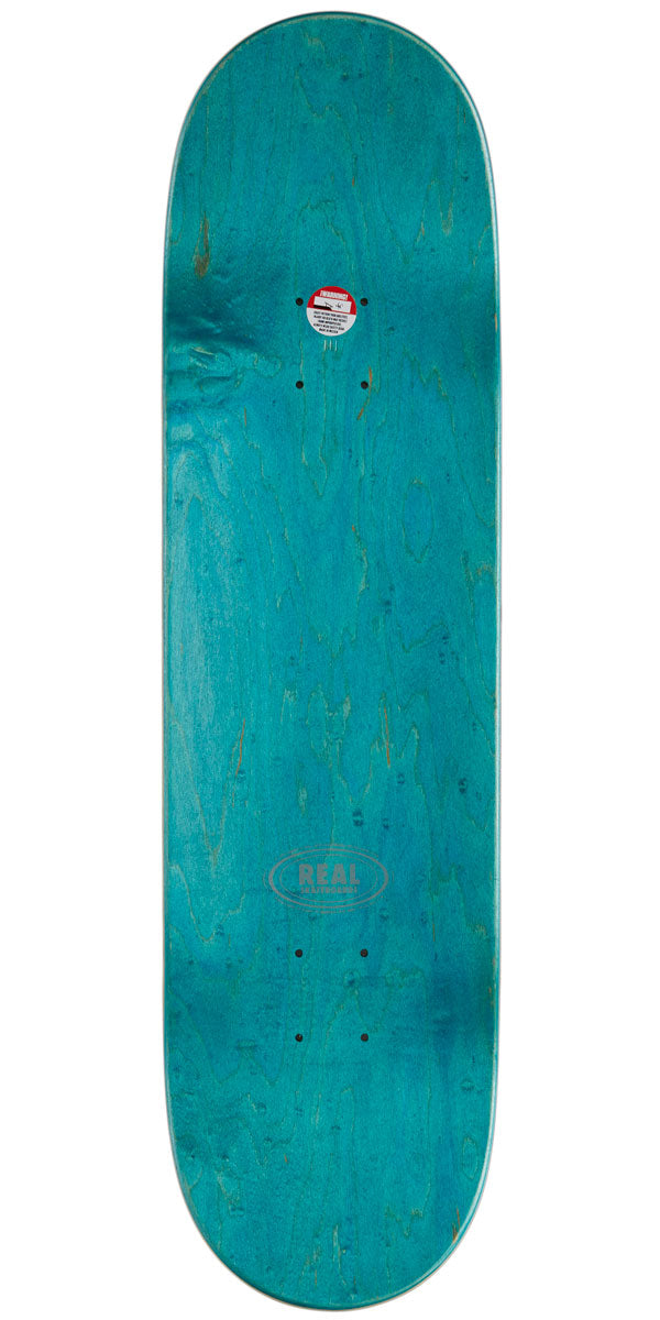 Real Team Classic Oval Skateboard Deck - Blue - 8.50