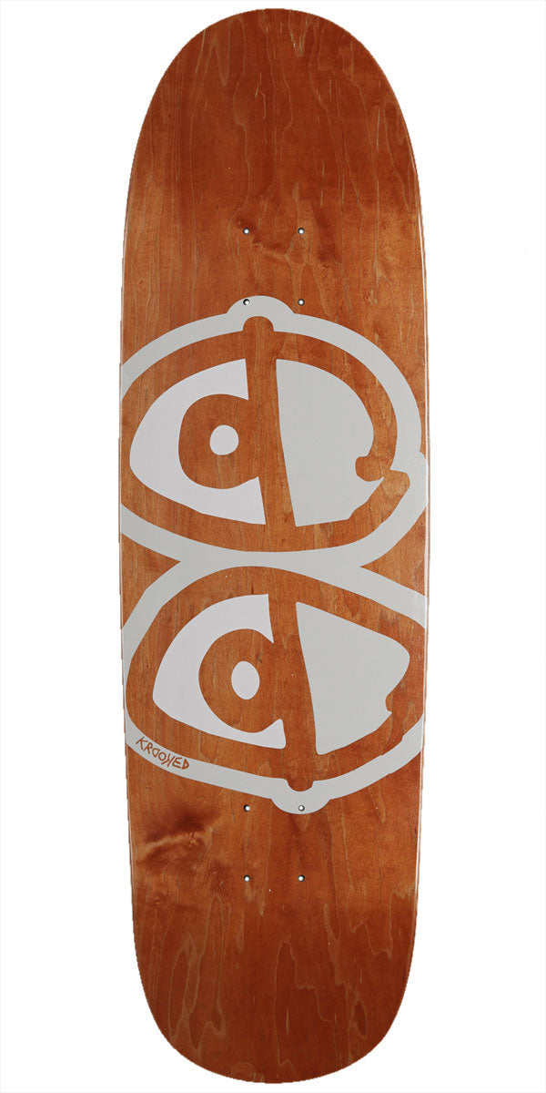 Krooked Team Eyes Shaped Lg Skateboard Deck - 9.30