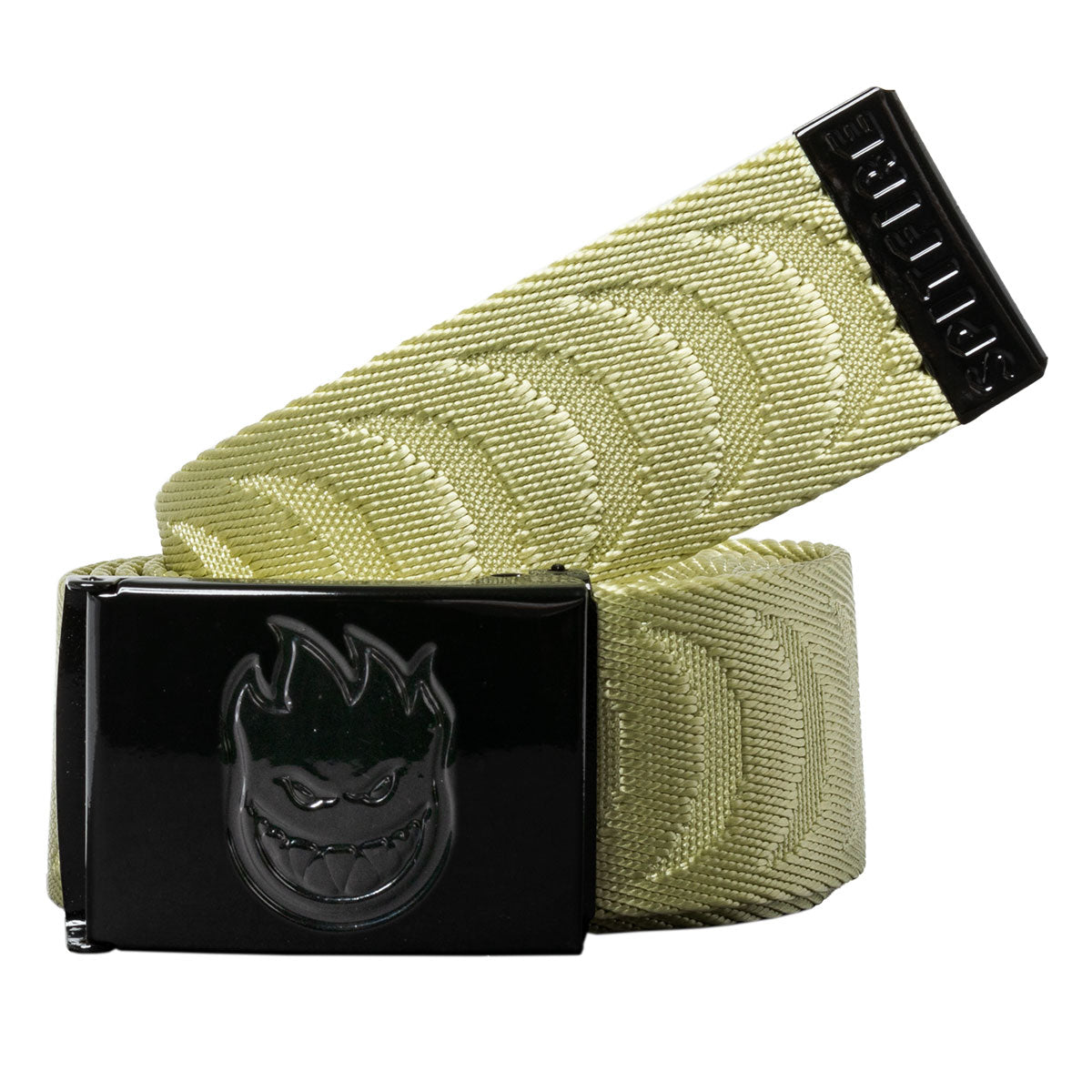 Spitfire Bighead Crescent Jacquard Belt - Tan/Black image 1