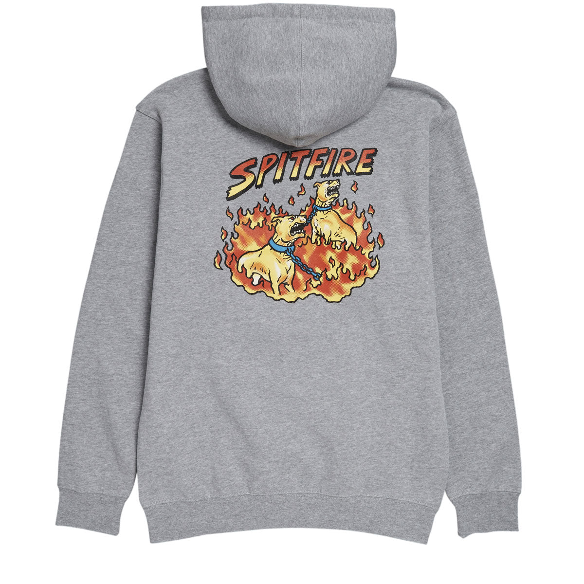 Spitfire Hell Hounds II Hoodie - Heather Grey/Multi