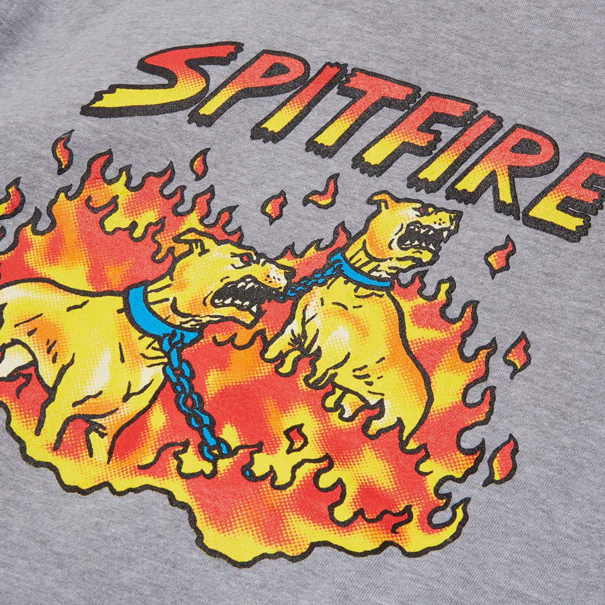 Spitfire Hell Hounds II Hoodie - Heather Grey/Multi image 3