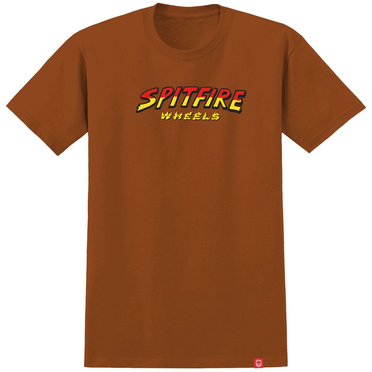 Spitfire Hell Hounds Script T-Shirt - Orange/Multi
