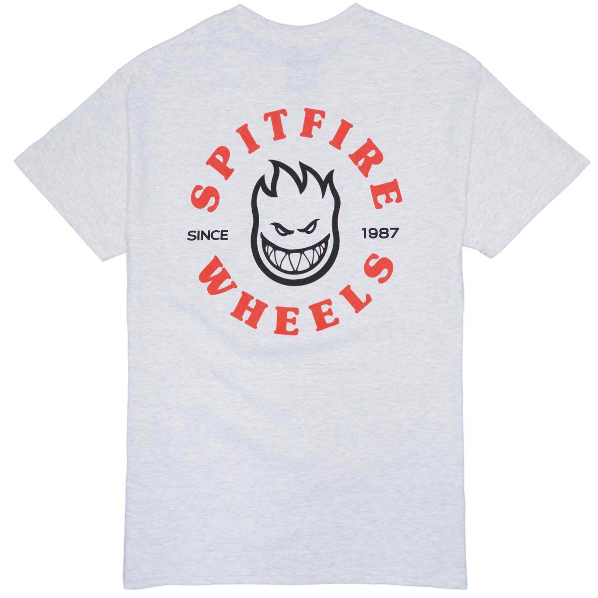 Spitfire Bighead Classic T-Shirt - Ash/Red/Black