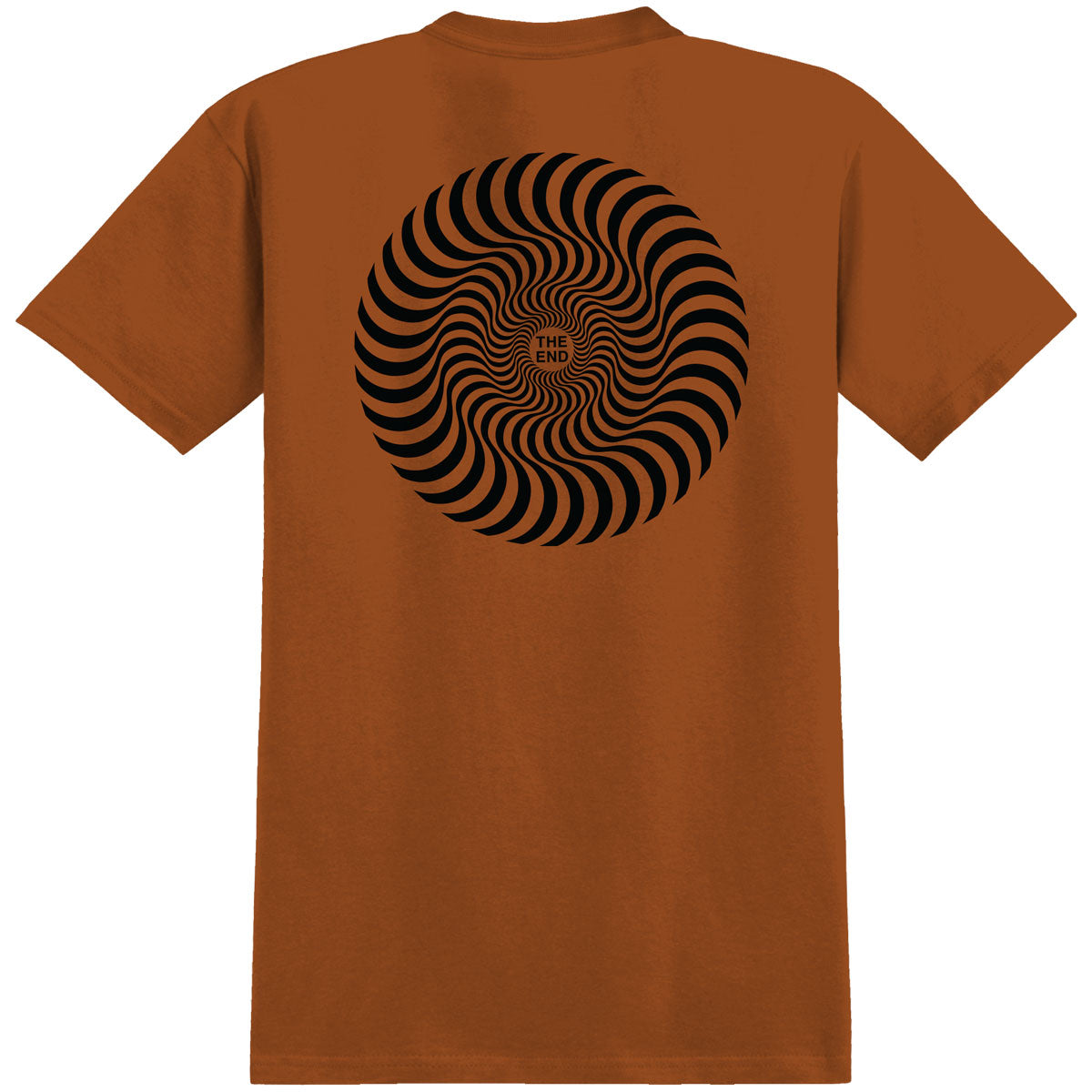 Spitfire Classic Swirl T-Shirt - Orange/Black/Orange image 1