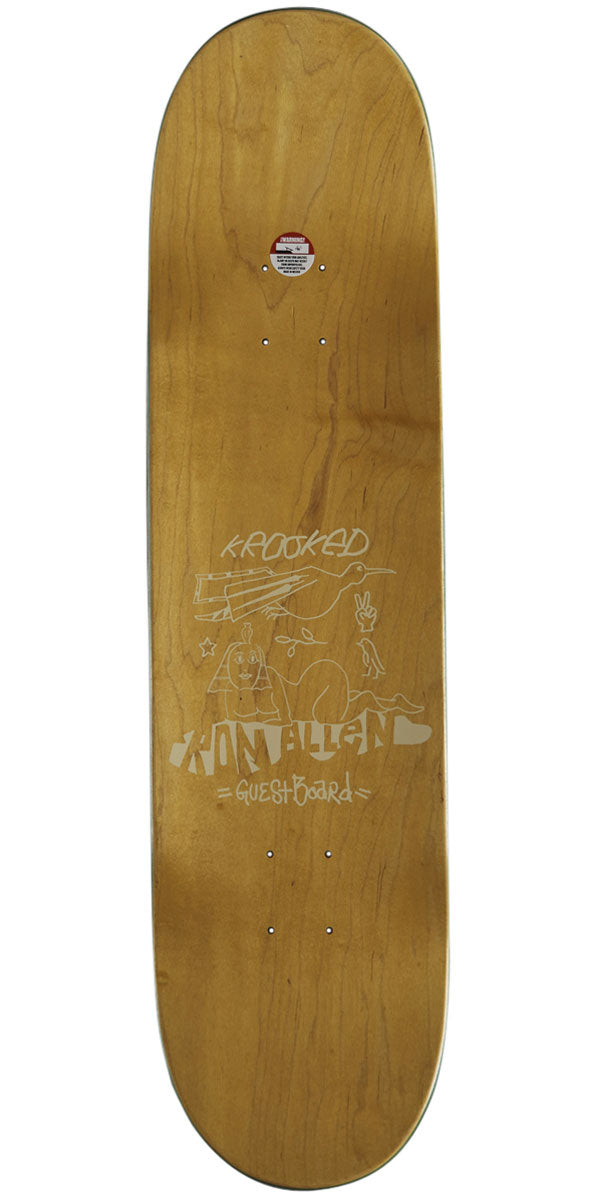 Krooked Ron Allen Guest Pro Skateboard Complete - Gold - 8.25