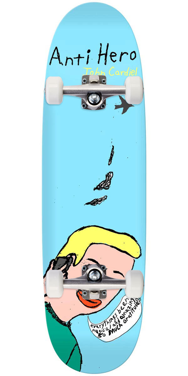 Anti-Hero Cardiel Pigeon Vision Skateboard Complete - Blue - 9.18