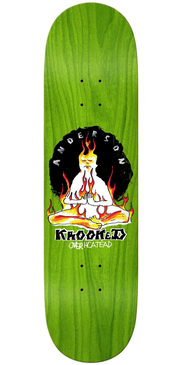 Krooked Manderson Overheated Skateboard Deck - 8.38