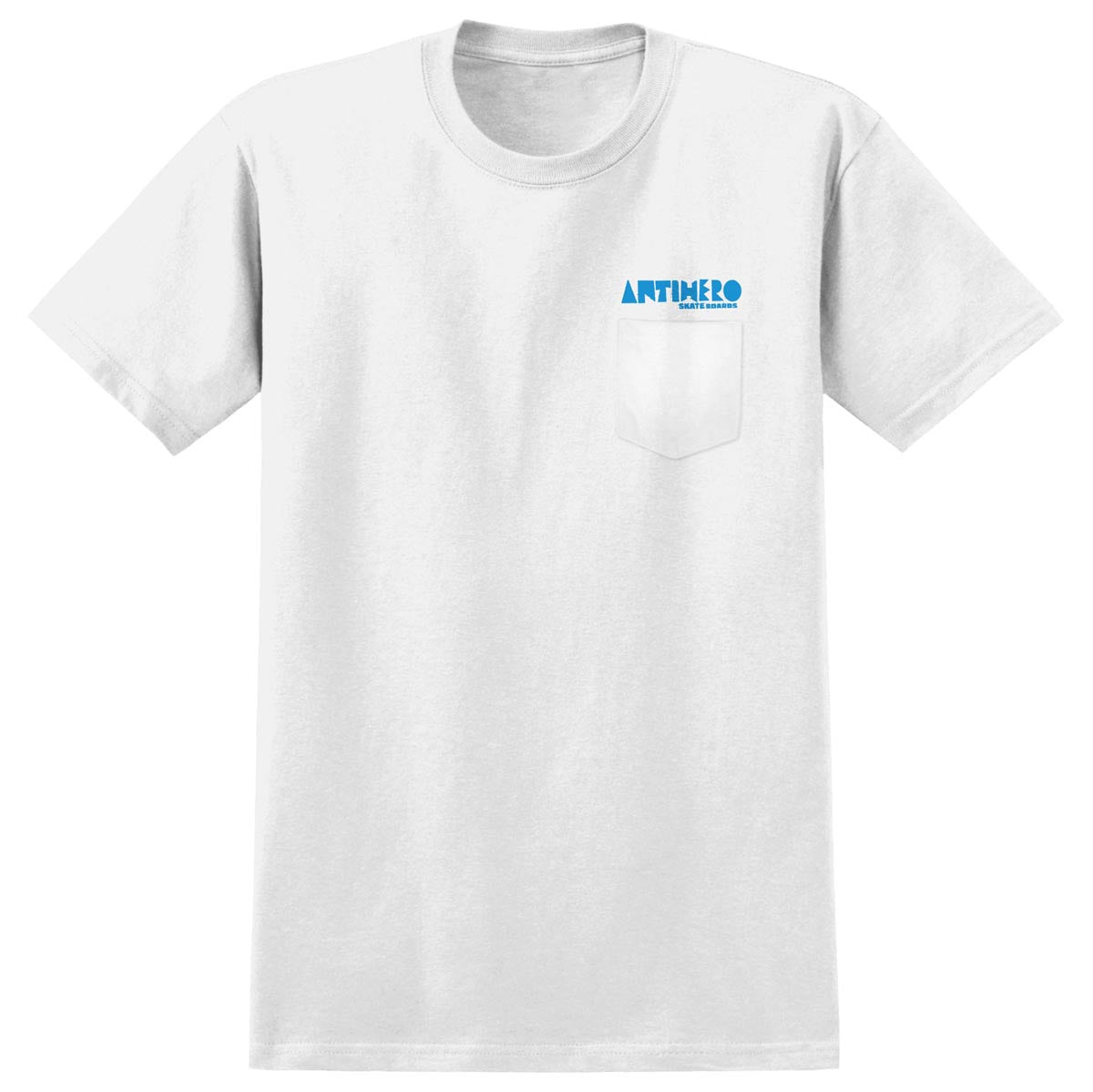 Anti-Hero Slingshot T-Shirt - White/Light. Blue/Gold image 2