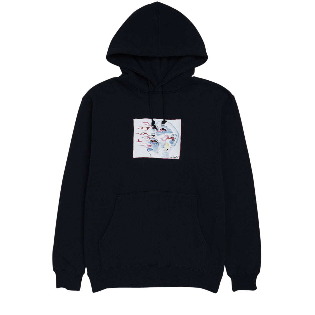 Krooked Stare Hoodie - Deep Navy image 1