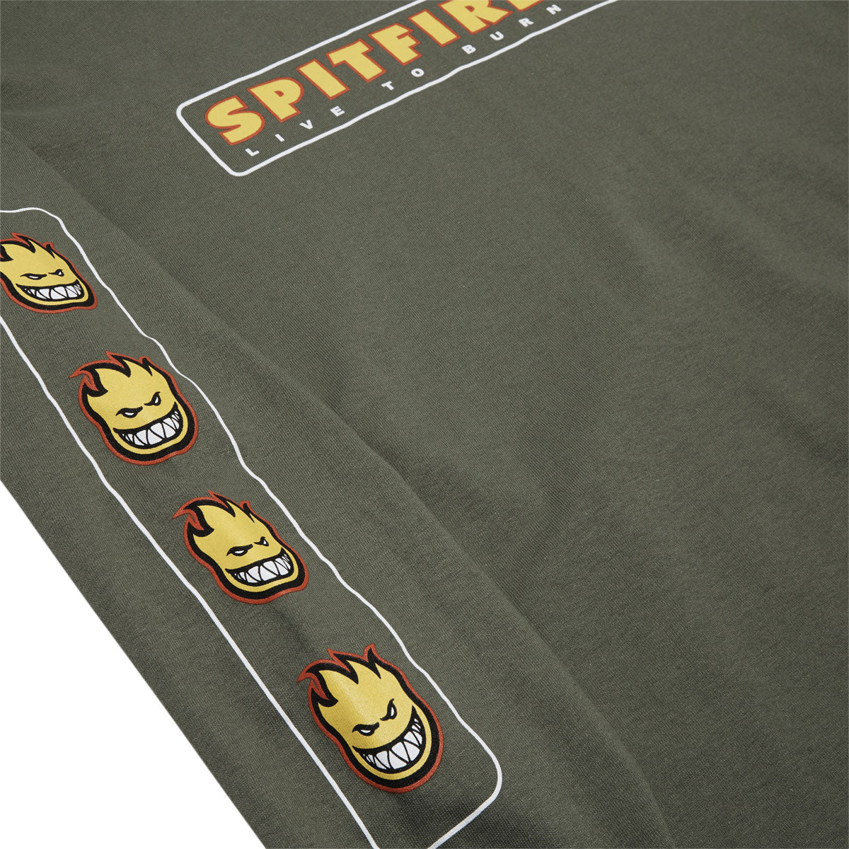 Spitfire LTB Long Sleeve Sleeve T-Shirt - Military Green image 2