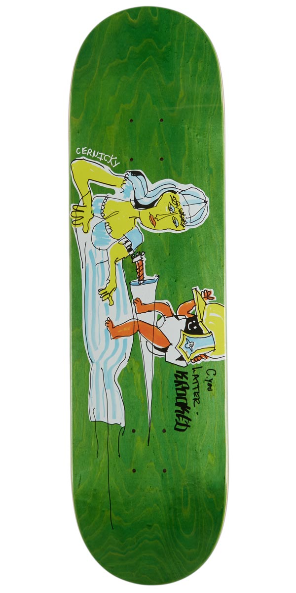 Krooked Cernicky Latter Skateboard Deck - 8.38