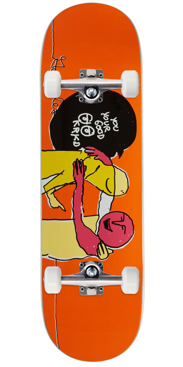 Krooked Gonz Your Good Skateboard Complete - Orange - 9.02