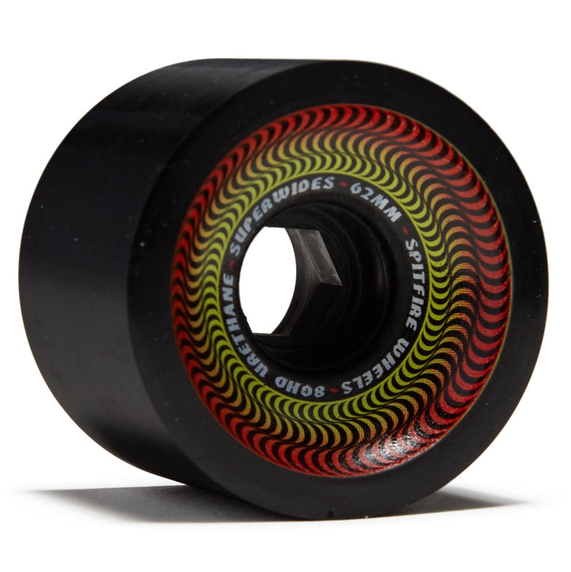 Spitfire 80HD Superwides Skateboard Wheels - Black - 62mm