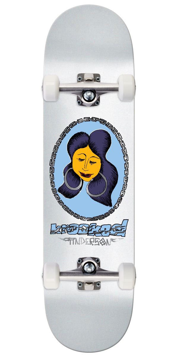 Krooked Manderson Chain Frame Skateboard Complete - Sparkle - 8.75