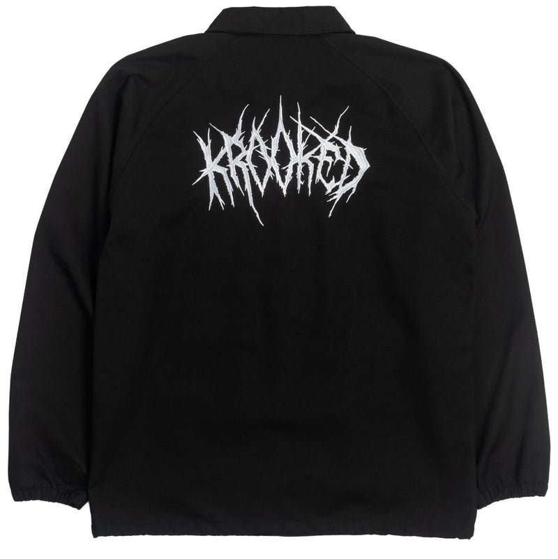 Krooked Necro Skript Jacket - Black/White