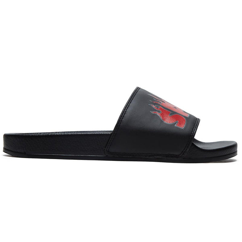 Spitfire Demonseed Script Slide Sandal Shoes - Black/Red/White