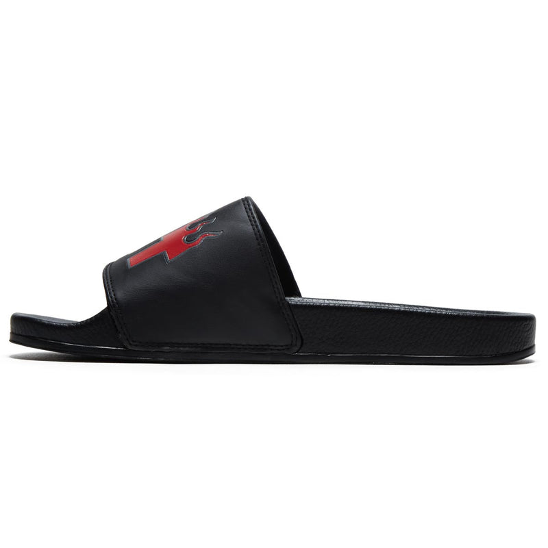 Spitfire Demonseed Script Slide Sandal Shoes - Black/Red/White