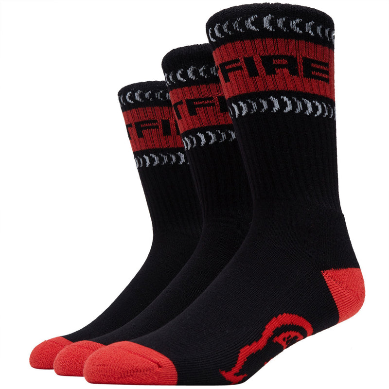 Spitfire Classic '87 Bighead 3 Pack of Socks - Black/White/Red