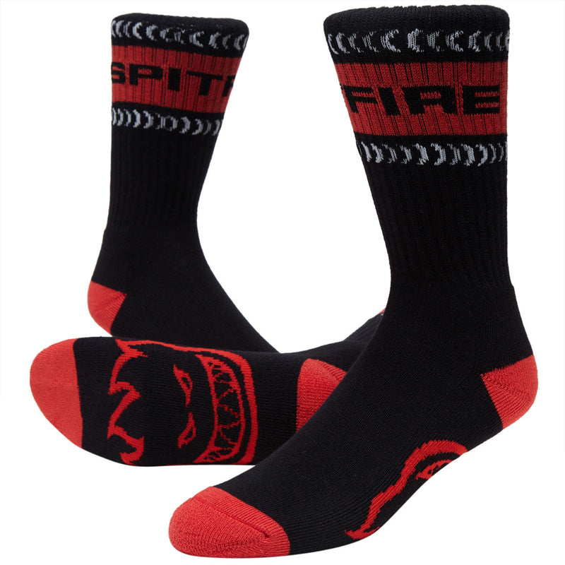 Spitfire Classic '87 Bighead 3 Pack of Socks - Black/White/Red