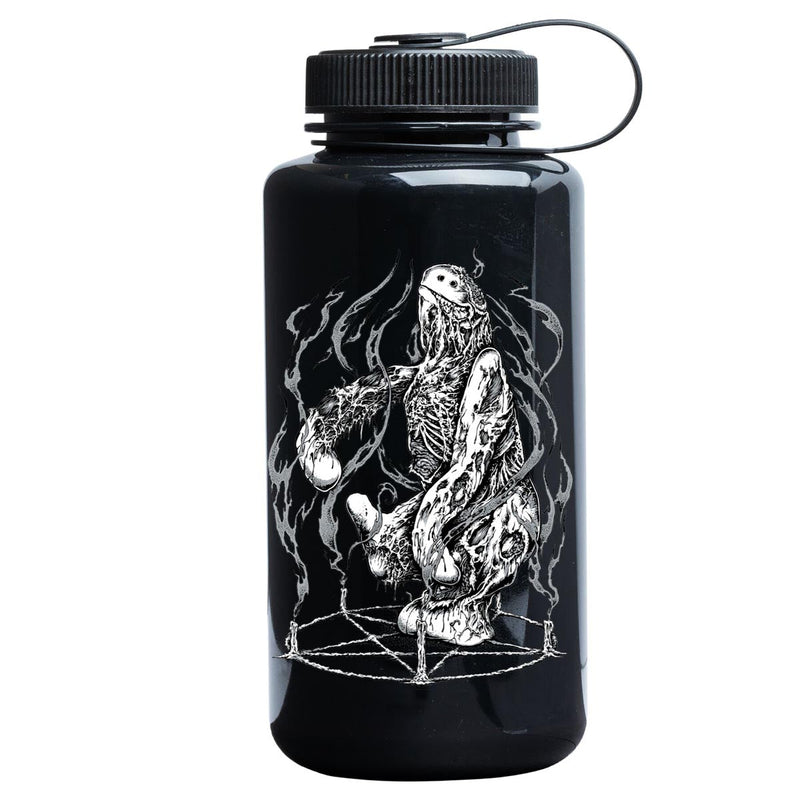 Krooked Necroshmoo Water Bottle - Opaque Black