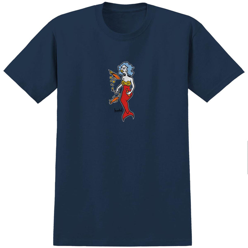 Krooked Mermaid T-Shirt - True Navy