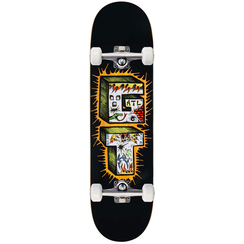 Anti-Hero Grant Stacked Skateboard Complete - Black - 8.38