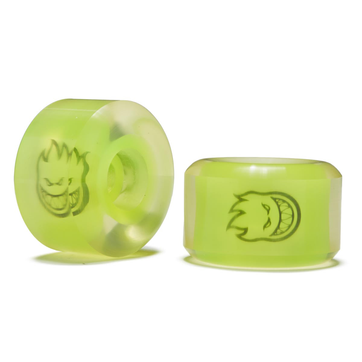 Spitfire 90d Sapphires Skateboard Wheels - Clear/Neon Yellow - 58mm – Daddies Bo