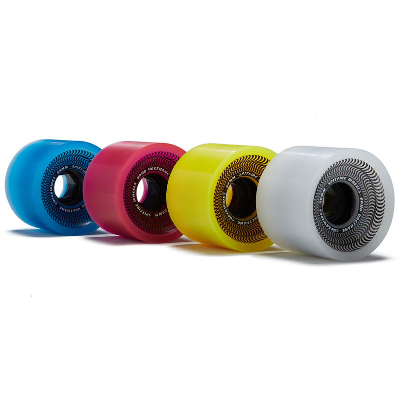 Spifire 80hd Cmyk Skateboard Wheels - Pink/Yellow/White/Blue - 58mm
