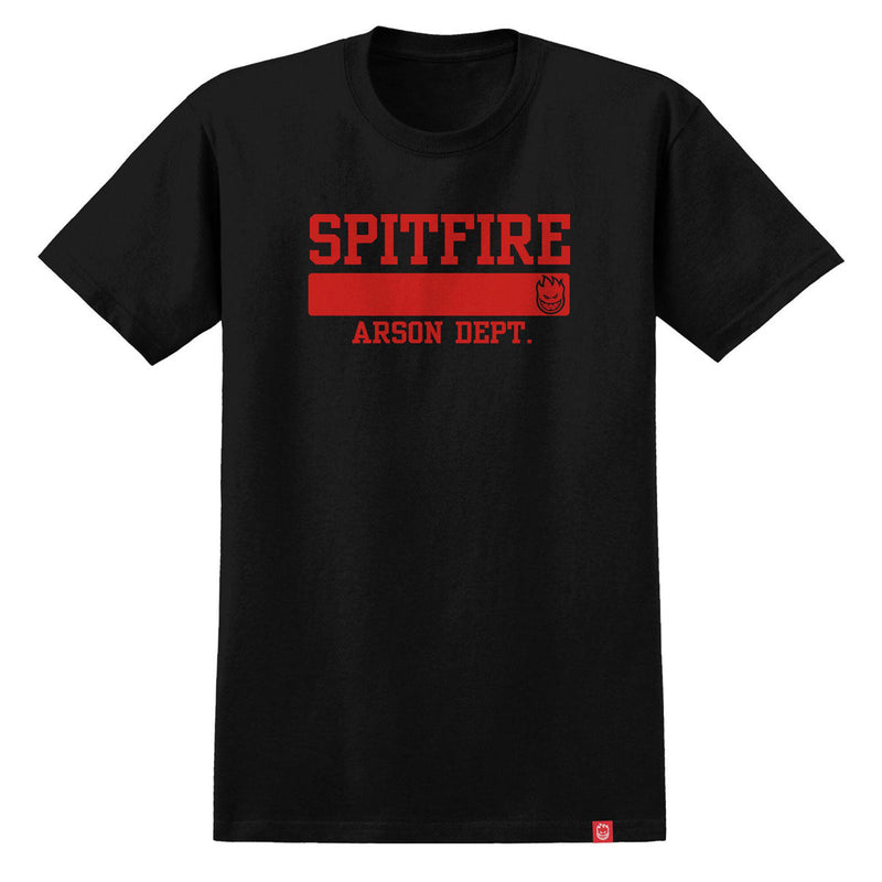 Spitfire Arson Dept. T-Shirt - Black/Red Print