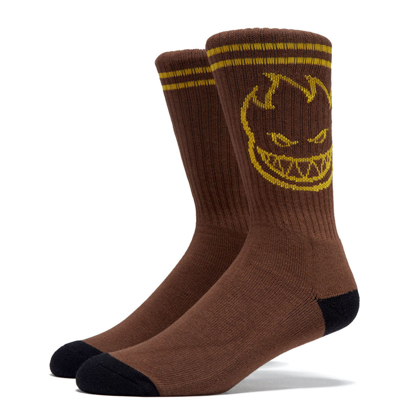 Spitfire Bighead Socks - Brown/Gold
