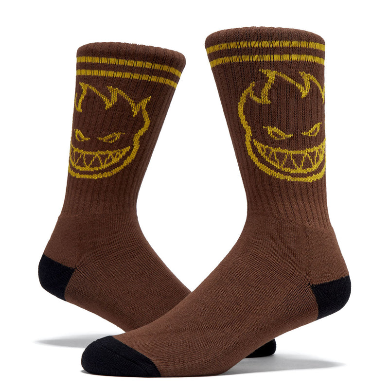Spitfire Bighead Socks - Brown/Gold