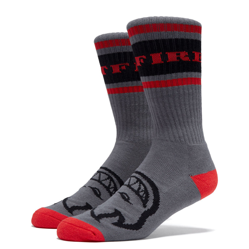 Spitfire Classic '87 Bighead Socks - Charcoal/Red/Black