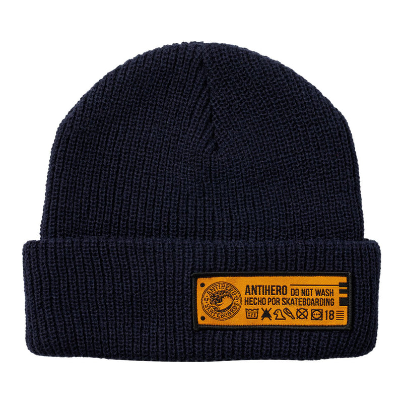 Anti-Hero Hecho Por Skate Beanie - Navy