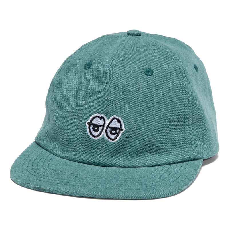 Krooked Eyes Hat - Green Denim