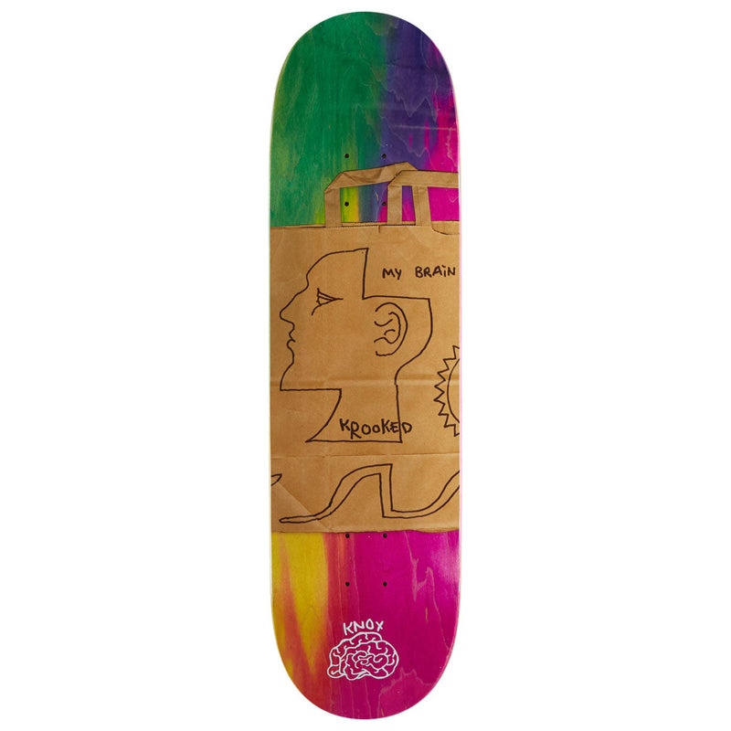 Krooked Knox Tom's Brain Skateboard Deck - 8.50