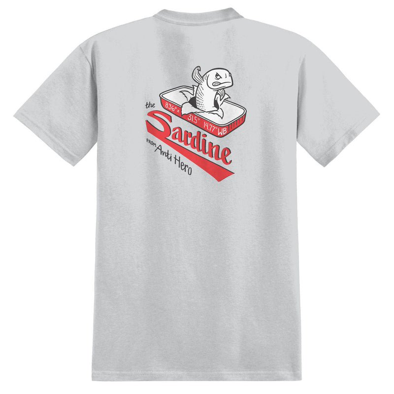 Anti-Hero The Sardine T-Shirt - New Silver