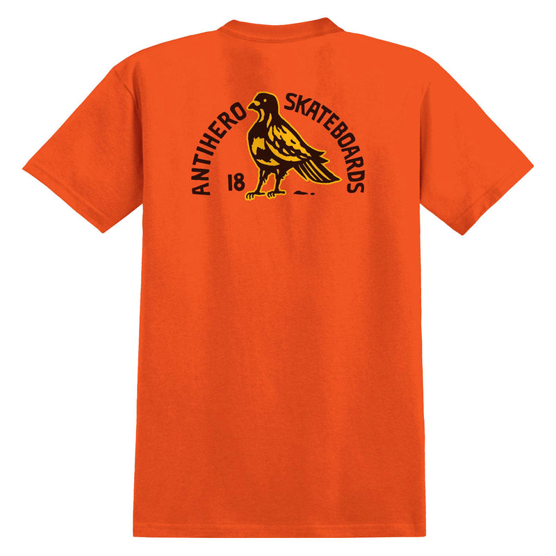 Anti-Hero Rock Dove Fill Pocket T-Shirt - Safety Orange/Yellow/Black
