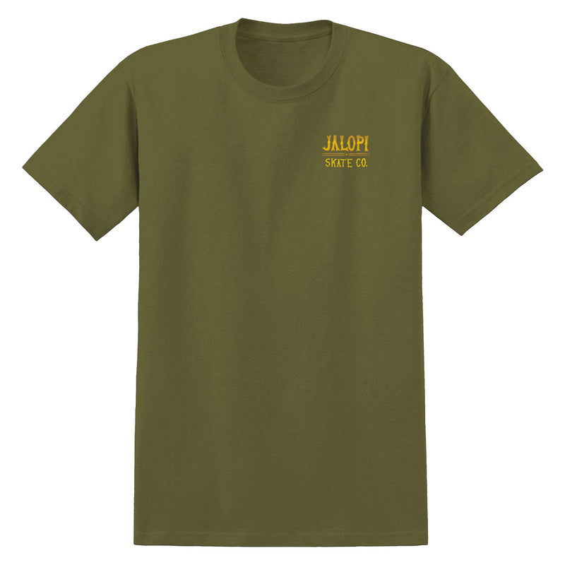 Anti-Hero Stop Pollution T-Shirt - Heather Army